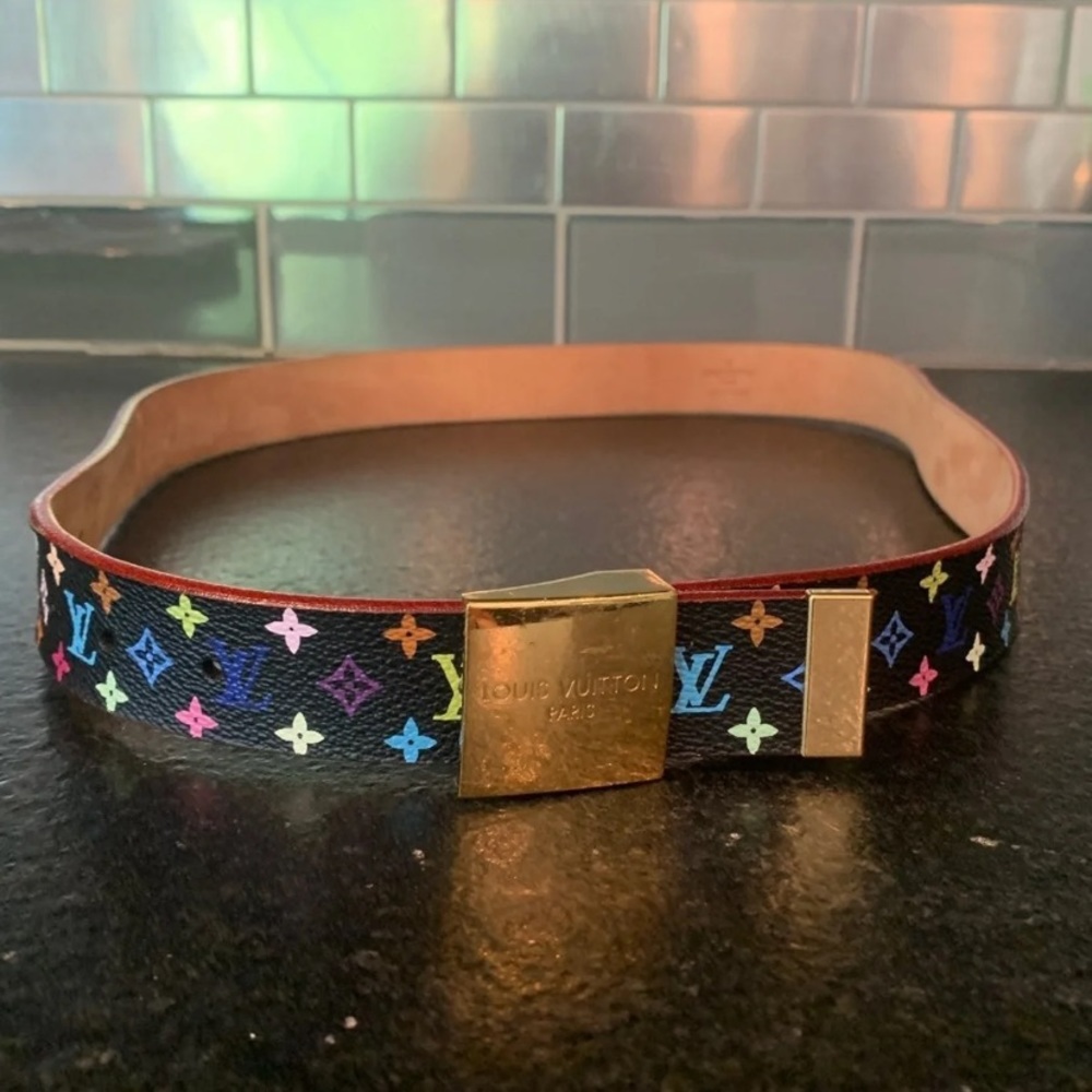 Multicolor Monogram Louis Vuitton Belt